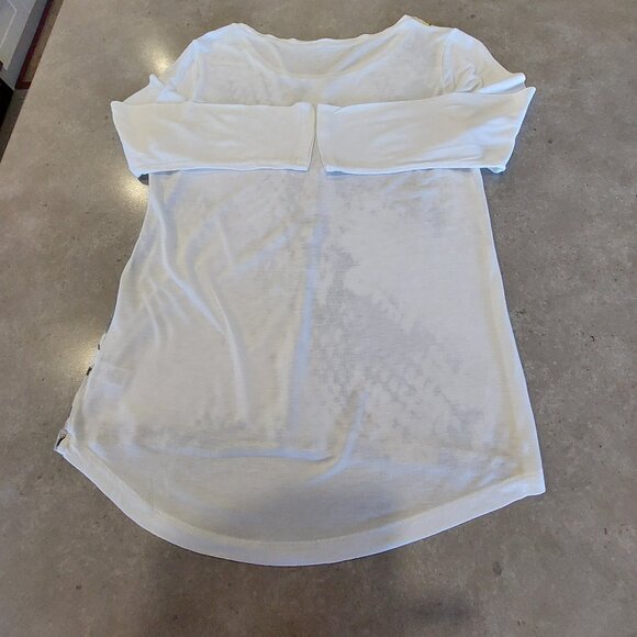 CALVIN KLEIN Women's Long Sleeves Knit Top w/Snakeskin Print on Front - SML - Picture 9 of 12